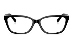 Shop TIFFANY T Pillow Eyeglasses in Black online.
