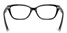Shop TIFFANY T Pillow Eyeglasses in Black online.