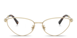 Shop TIFFANY Knot Wide Cat-Eye Eyeglasses in Pale Gold online.