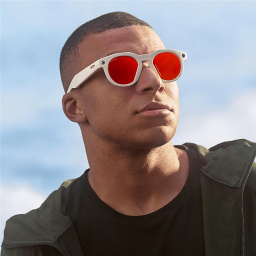 Oakley Meta HSTN Limited Edition Unisex Round Sunglasses in Warm Grey – Product Photo 2