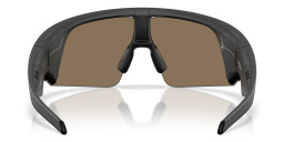 Shop Oakley Meta Vanguard Unisex Half-Rim Rectangle Sunglasses in Black online.