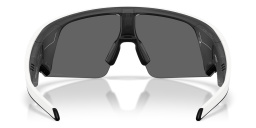 Shop Oakley Meta Vanguard Unisex Half-Rim Rectangle Sunglasses in White online.