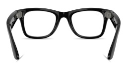 Shop Ray-Ban Meta Wayfarer Transitions® Unisex Square Sunglasses in Shiny Black online.