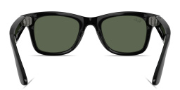 Ray-Ban Meta Wayfarer Unisex Square Sunglasses in Shiny Black – Product Photo 4