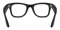 Shop Ray-Ban Meta Wayfarer Transitions® Unisex Square Sunglasses in Matte Black online.