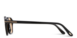 Shop TOM FORD Joey Irregular Sunglasses in Black online.