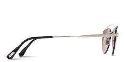 Shop TOM FORD Astor Rimless Pilot Sunglasses in Palladium online.