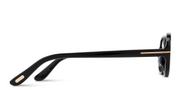 Shop TOM FORD Iggy Oval Sunglasses in Black online.