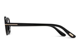 Shop TOM FORD Iggy Oval Sunglasses in Black online.