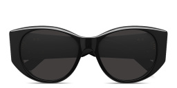 تسوق نظارات شمسية نانو بإطار دائري بالينسياغا بلون أسود أونلاين.