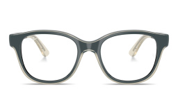 Optics Kids Bio-Based Square Eyeglasses من راي بان بلون أسود على شفاف - صورة المنتج 1