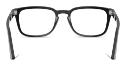 Shop PERSOL Arrow Unisex Pillow Eyeglasses in Black online.