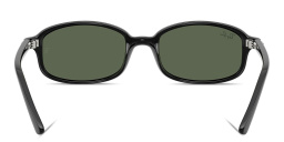 Shop Ray-Ban Logo Kids Irregular Sunglasses in Black online.