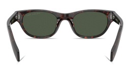 Shop PRADA Logo Signature Cat-Eye Sunglasses in Havana online.
