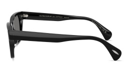 Shop OLIVER PEOPLES Ryce Sun Unisex Square Sunglasses in Black online.