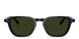 OLIVER PEOPLES Emryn Unisex Pillow Sunglasses in Black – Product Photo 1