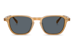 OLIVER PEOPLES Emryn Unisex Pillow Sunglasses in Semi-Matte Goldwood – Product Photo 1