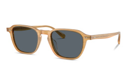 OLIVER PEOPLES Emryn Unisex Pillow Sunglasses in Semi-Matte Goldwood – Product Photo 2