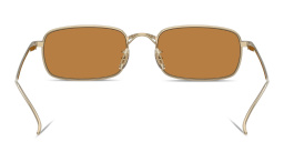 Shop OLIVER PEOPLES TK-14 Unisex Rectangle Sunglasses in Gold online.