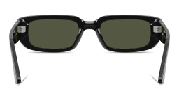 Shop PERSOL Mel Unisex Pillow Sunglasses in Black online.