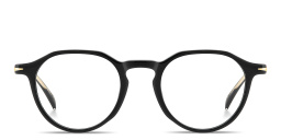 Shop DAVID BECKHAM Talisman Panthos Eyeglasses in Black online.