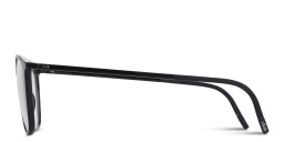 Shop Silhouette SPX Illusion Round Eyeglasses in Black online.