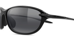 Shop Maui Jim HO’OKIPA ULTRA R-XS Unisex Panthos Sunglasses in Shiny Black online.