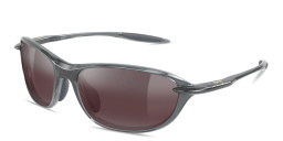 Shop Maui Jim HO’OKIPA ULTRA R-XS Unisex Panthos Sunglasses in Shiny Transparent Metallic Dark Grey online.