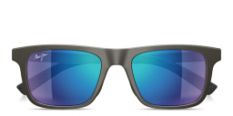 Shop Maui Jim Moaka Rectangle Sunglasses in Grey online.