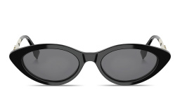 Shop FENDI Fendigraphy Cat-Eye Sunglasses in Black online.