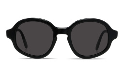 Shop LOEWE Slim Round Sunglasses in Black online.