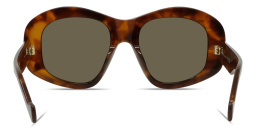 تسوق نظارات شمسية غير منتظمة كبيرة بشعار أناغرام لويفي بلون هافان كهرماني أونلاين.