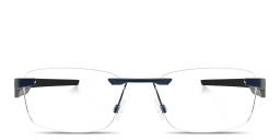 Shop Oakley Steakhouse 1.0 Unisex Wide Rimless Rectangle Eyeglasses in Matte Midnight online.