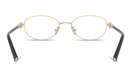 Shop TIFFANY Tiffany HardWear Unisex Oval Eyeglasses in Pale Gold online.