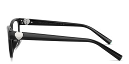 Shop TIFFANY Return To Tiffany Pillow Eyeglasses in Black online.