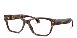 Shop VERSACE Medusa Cat-Eye Eyeglasses in Havana online.