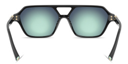 Shop TIFFANY Tiffany HardWear Square Sunglasses in Black online.