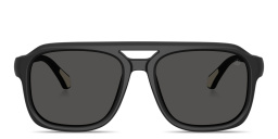 Shop Moncler Vantos Unisex Pillow Sunglasses in Matte Black online.