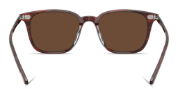 Shop OLIVER PEOPLES Laedin Unisex Square Sunglasses in Morado Tortoise online.