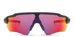 Oakley Kids Radar EV XS Path Half-Rim Mask Sunglasses in Matte Black – Product Photo 1