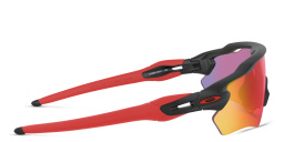 Oakley Kids Radar EV XS Path Half-Rim Mask Sunglasses in Matte Black – Product Photo 3