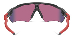 Oakley Kids Radar EV XS Path Half-Rim Mask Sunglasses in Matte Black – Product Photo 4