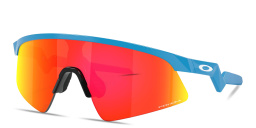 Shop Oakley Resistor Sweep (Youth Fit) Half-Rim Rectangle Sunglasses in Sky Blue online.