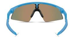 Shop Oakley Resistor Sweep (Youth Fit) Half-Rim Rectangle Sunglasses in Sky Blue online.