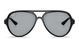 Shop Ray-Ban Cats 5000 Pilot Sunglasses in Black online.