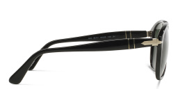 PERSOL Pilot Sunglasses in Black – Product Photo 3