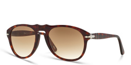 Shop PERSOL Pilot Sunglasses in Havana online.