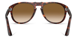 Shop PERSOL Pilot Sunglasses in Havana online.