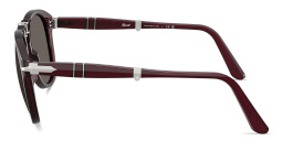 Shop PERSOL Folding Aviator Sunglasses in Prune online.