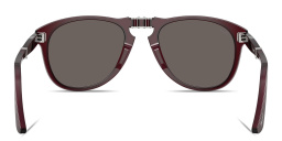 Shop PERSOL Folding Aviator Sunglasses in Prune online.